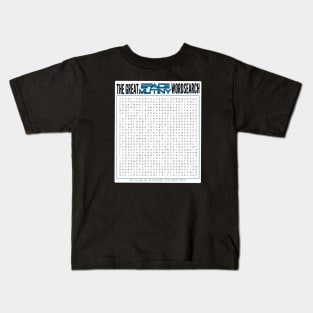 The Great Space Mutiny Wordsearch Kids T-Shirt